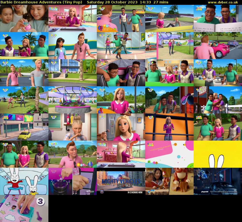Barbie Dreamhouse Adventures (Tiny Pop) Saturday 28 October 2023 14:33 - 15:00