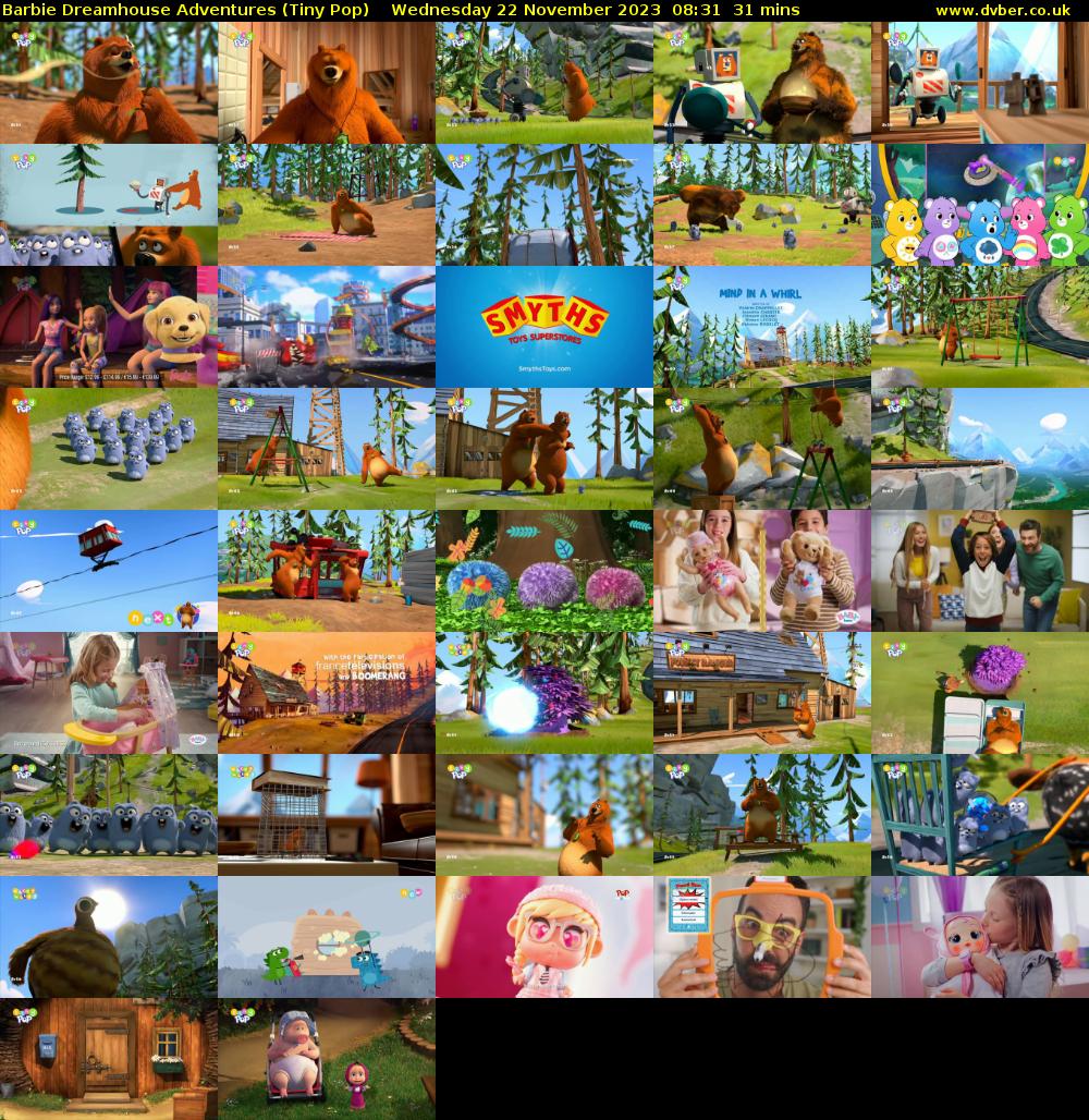 Barbie Dreamhouse Adventures (Tiny Pop) Wednesday 22 November 2023 08:31 - 09:02
