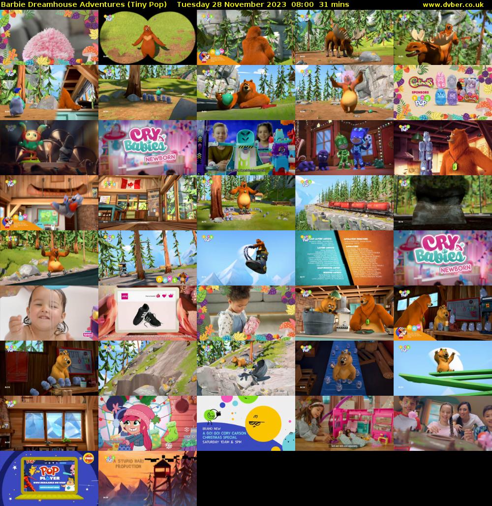 Barbie Dreamhouse Adventures (Tiny Pop) Tuesday 28 November 2023 08:00 - 08:31