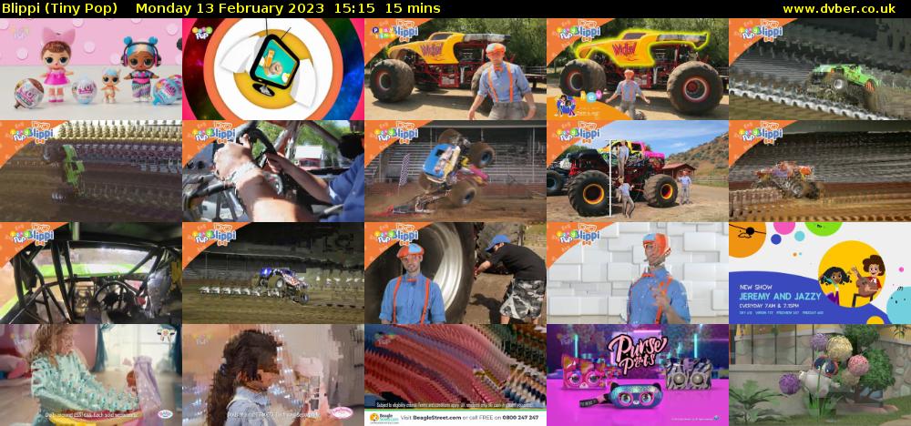 Blippi (Tiny Pop) Monday 13 February 2023 15:15 - 15:30
