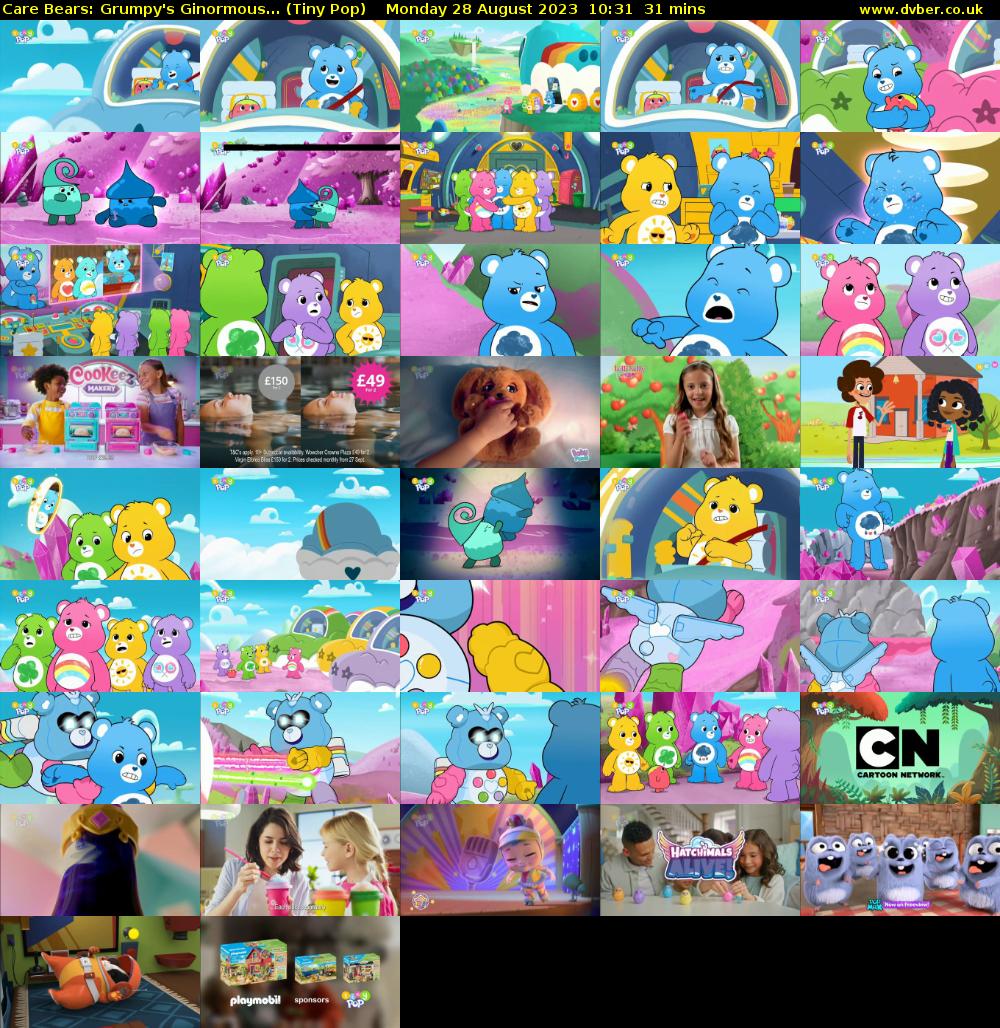 Care Bears: Grumpy's Ginormous... (Tiny Pop) Monday 28 August 2023 10:31 - 11:02