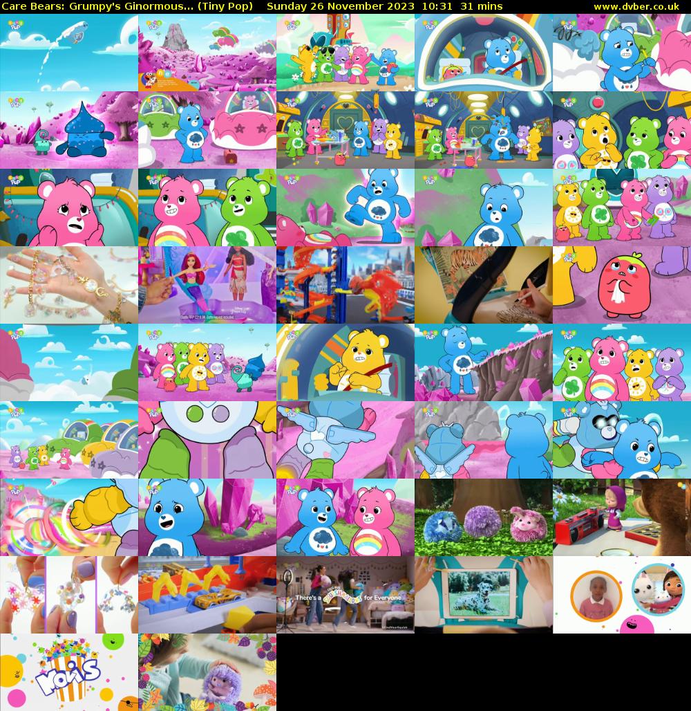 Care Bears: Grumpy's Ginormous... (Tiny Pop) Sunday 26 November 2023 10:31 - 11:02
