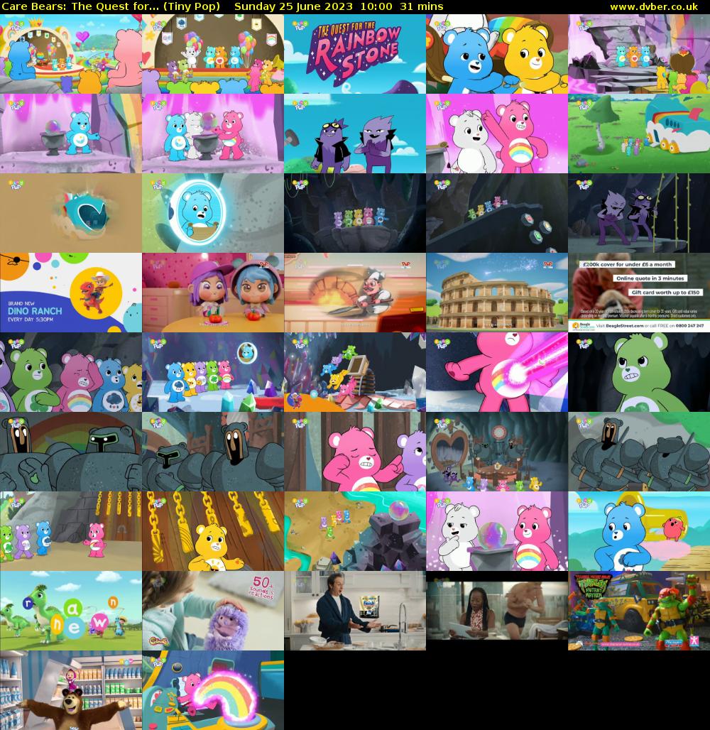 Care Bears: The Quest for... (Tiny Pop) Sunday 25 June 2023 10:00 - 10:31