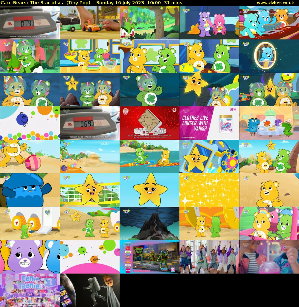Care Bears: The Star of a... (Tiny Pop) Sunday 16 July 2023 10:00 - 10:31