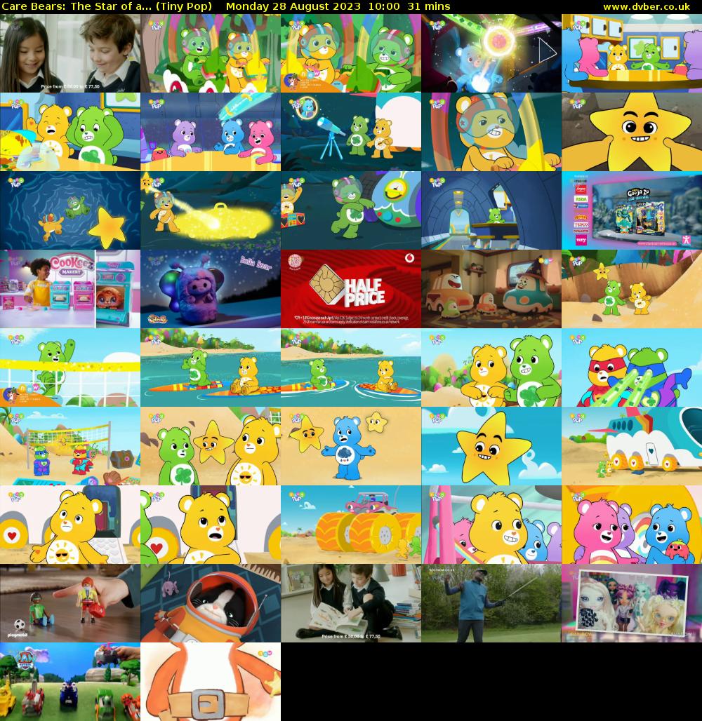 Care Bears: The Star of a... (Tiny Pop) Monday 28 August 2023 10:00 - 10:31