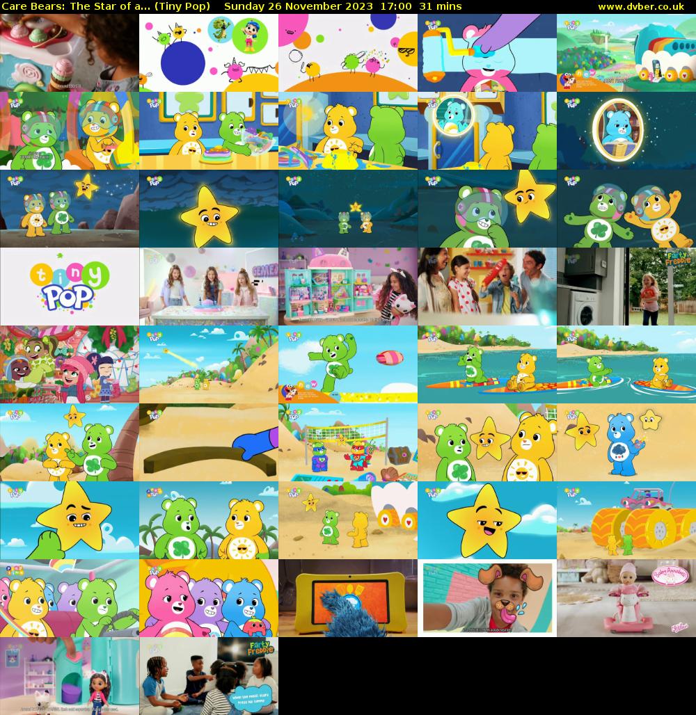 Care Bears: The Star of a... (Tiny Pop) Sunday 26 November 2023 17:00 - 17:31