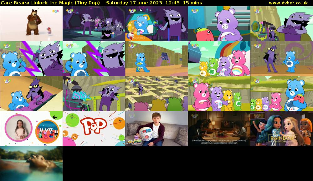 Care Bears: Unlock the Magic (Tiny Pop) Saturday 17 June 2023 10:45 - 11:00