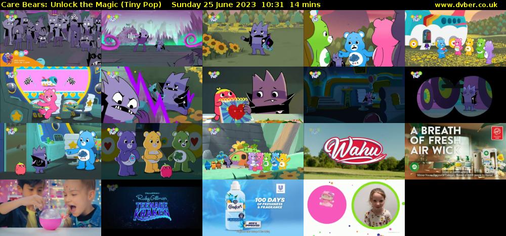 Care Bears: Unlock the Magic (Tiny Pop) Sunday 25 June 2023 10:31 - 10:45