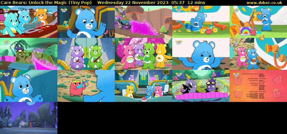 Care Bears: Unlock the Magic (Tiny Pop) Wednesday 22 November 2023 05:37 - 05:49