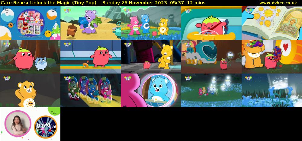 Care Bears: Unlock the Magic (Tiny Pop) Sunday 26 November 2023 05:37 - 05:49