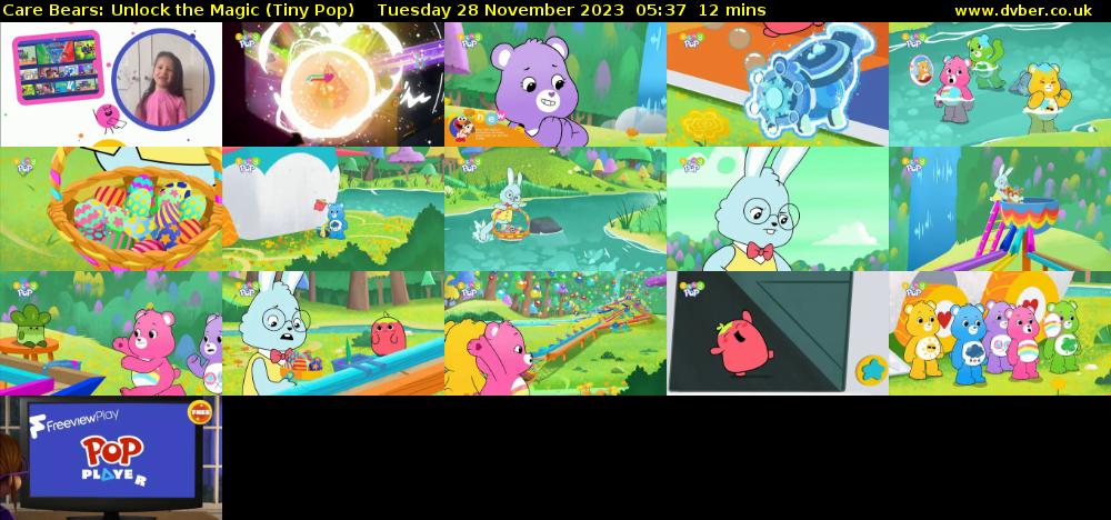 Care Bears: Unlock the Magic (Tiny Pop) Tuesday 28 November 2023 05:37 - 05:49