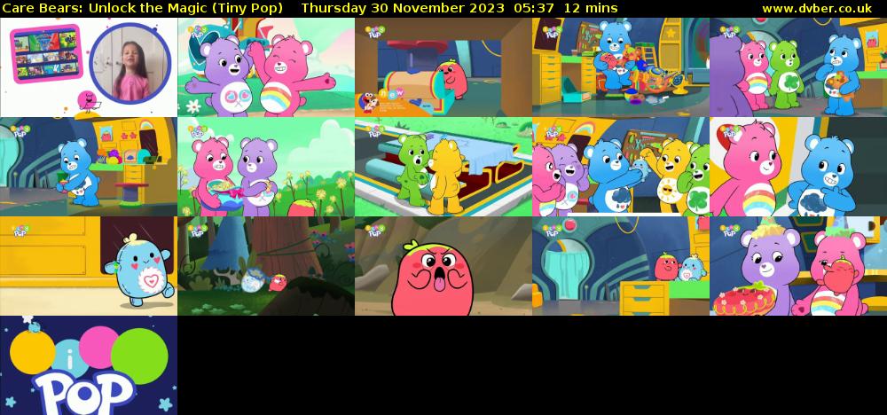 Care Bears: Unlock the Magic (Tiny Pop) Thursday 30 November 2023 05:37 - 05:49