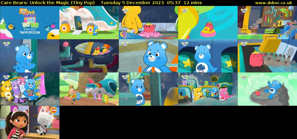 Care Bears: Unlock the Magic (Tiny Pop) Tuesday 5 December 2023 05:37 - 05:49