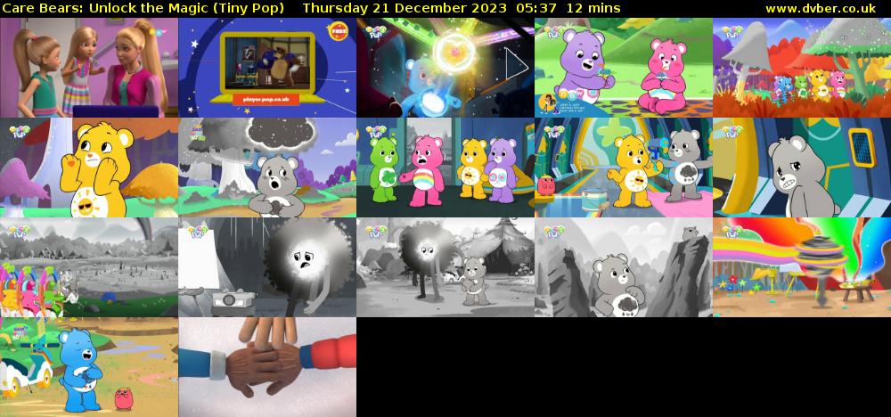 Care Bears: Unlock the Magic (Tiny Pop) Thursday 21 December 2023 05:37 - 05:49
