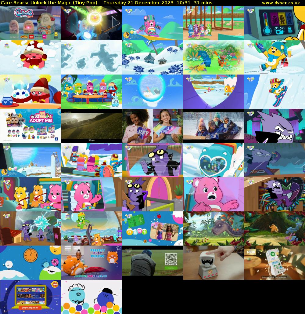 Care Bears: Unlock the Magic (Tiny Pop) Thursday 21 December 2023 10:31 - 11:02
