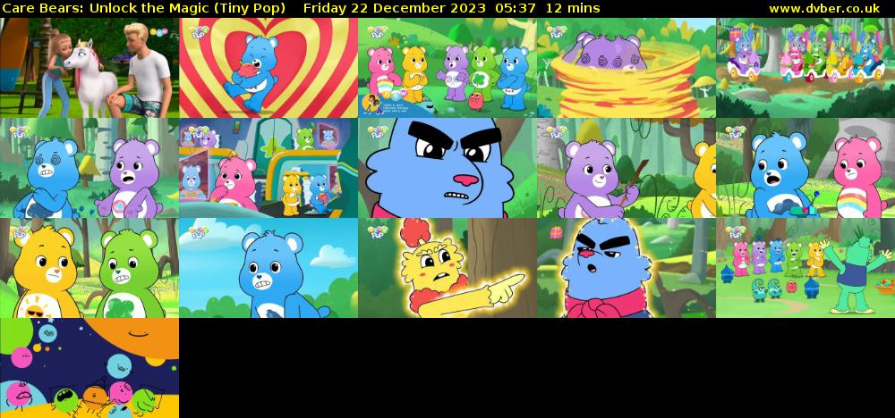 Care Bears: Unlock the Magic (Tiny Pop) Friday 22 December 2023 05:37 - 05:49