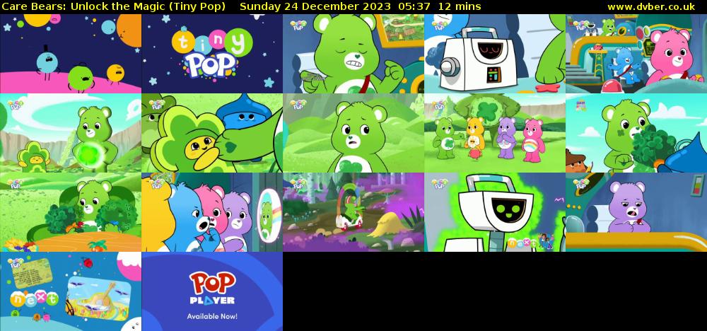 Care Bears: Unlock the Magic (Tiny Pop) Sunday 24 December 2023 05:37 - 05:49