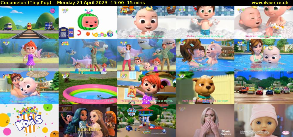 CoComelon (Tiny Pop) Monday 24 April 2023 15:00 - 15:15