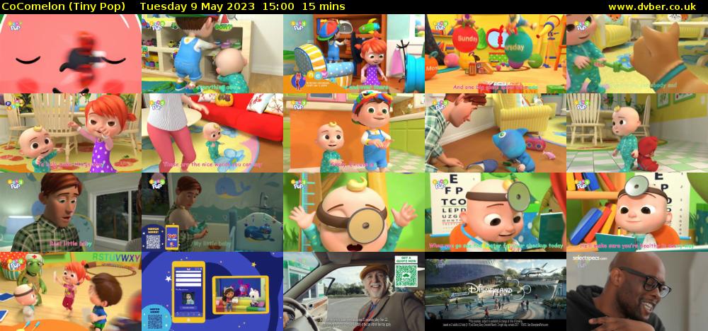 CoComelon (Tiny Pop) Tuesday 9 May 2023 15:00 - 15:15