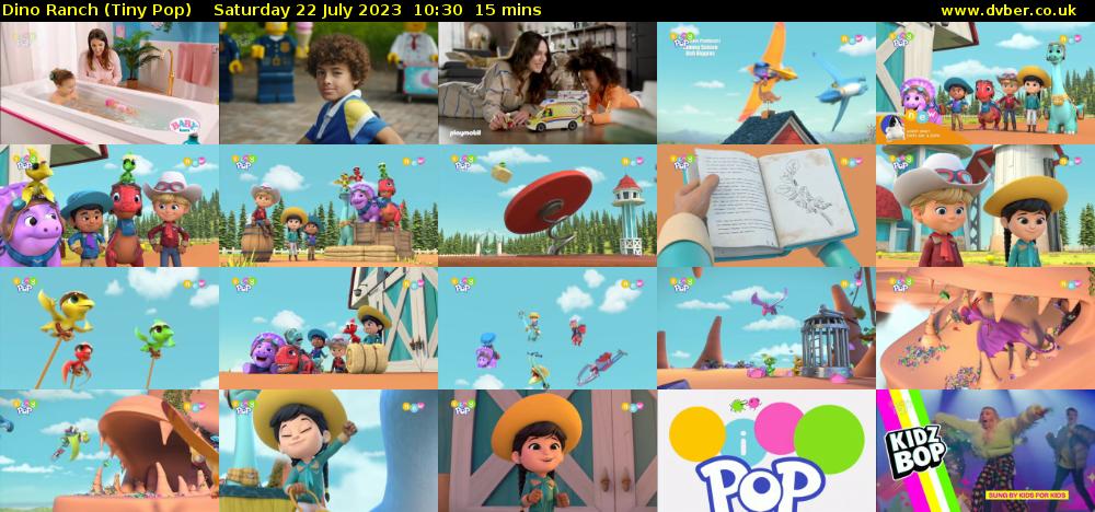 Dino Ranch (Tiny Pop) Saturday 22 July 2023 10:30 - 10:45