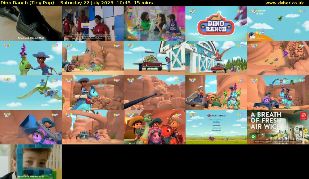 Dino Ranch (Tiny Pop) Saturday 22 July 2023 10:45 - 11:00