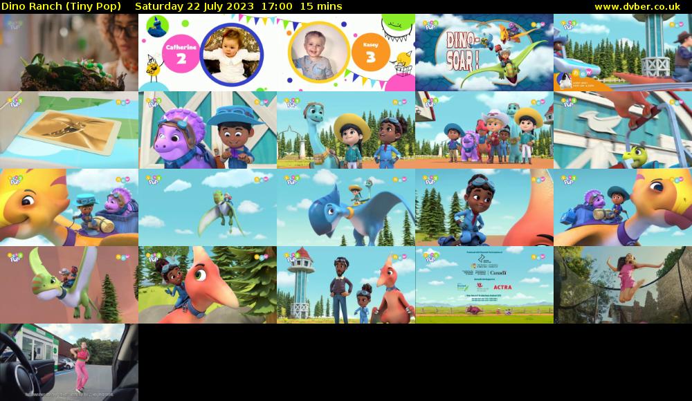 Dino Ranch (Tiny Pop) Saturday 22 July 2023 17:00 - 17:15