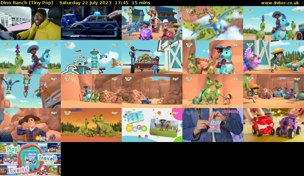 Dino Ranch (Tiny Pop) Saturday 22 July 2023 17:45 - 18:00