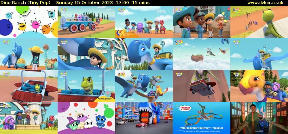 Dino Ranch (Tiny Pop) Sunday 15 October 2023 17:00 - 17:15