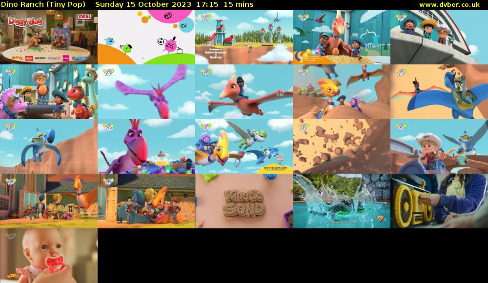 Dino Ranch (Tiny Pop) Sunday 15 October 2023 17:15 - 17:30