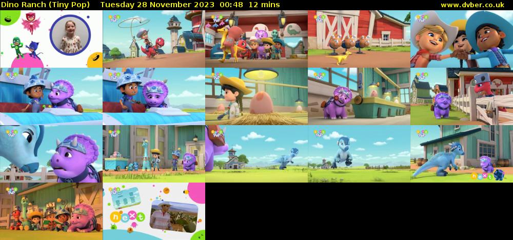 Dino Ranch (Tiny Pop) Tuesday 28 November 2023 00:48 - 01:00