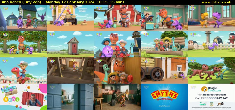 Dino Ranch (Tiny Pop) Monday 12 February 2024 18:15 - 18:30