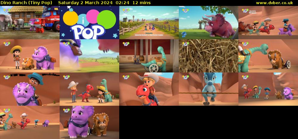 Dino Ranch (Tiny Pop) Saturday 2 March 2024 02:24 - 02:36