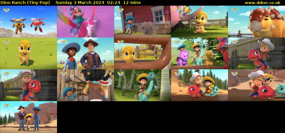 Dino Ranch (Tiny Pop) Sunday 3 March 2024 02:24 - 02:36
