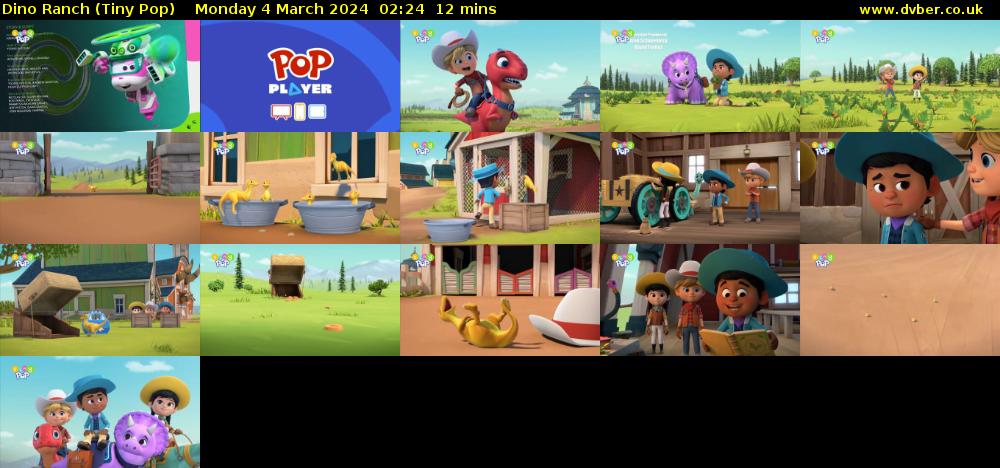 Dino Ranch (Tiny Pop) Monday 4 March 2024 02:24 - 02:36