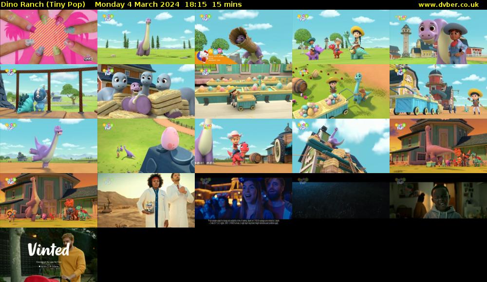 Dino Ranch (Tiny Pop) Monday 4 March 2024 18:15 - 18:30