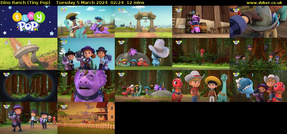 Dino Ranch (Tiny Pop) Tuesday 5 March 2024 02:24 - 02:36