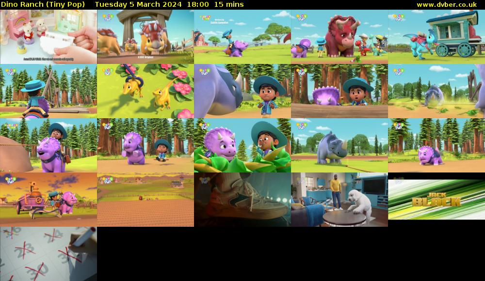 Dino Ranch (Tiny Pop) Tuesday 5 March 2024 18:00 - 18:15