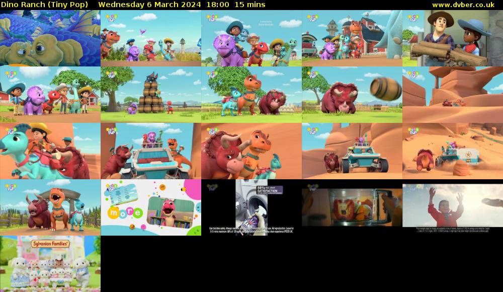 Dino Ranch (Tiny Pop) Wednesday 6 March 2024 18:00 - 18:15