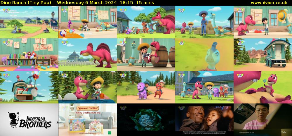 Dino Ranch (Tiny Pop) Wednesday 6 March 2024 18:15 - 18:30