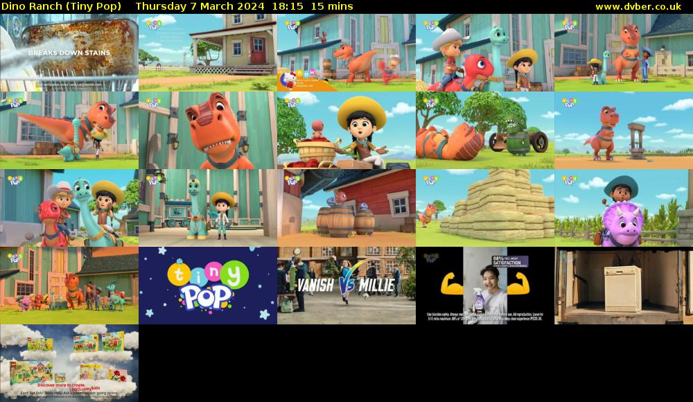 Dino Ranch (Tiny Pop) Thursday 7 March 2024 18:15 - 18:30
