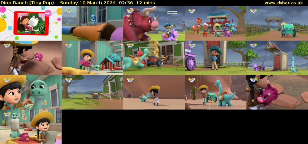 Dino Ranch (Tiny Pop) Sunday 10 March 2024 02:36 - 02:48