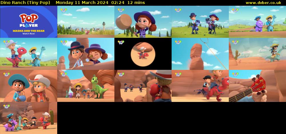 Dino Ranch (Tiny Pop) Monday 11 March 2024 02:24 - 02:36