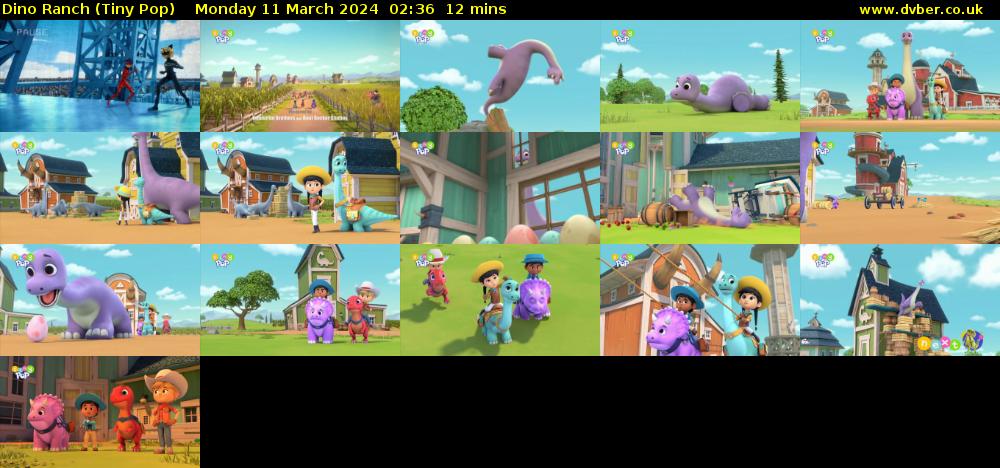 Dino Ranch (Tiny Pop) Monday 11 March 2024 02:36 - 02:48