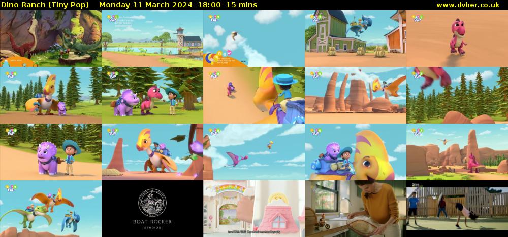 Dino Ranch (Tiny Pop) Monday 11 March 2024 18:00 - 18:15