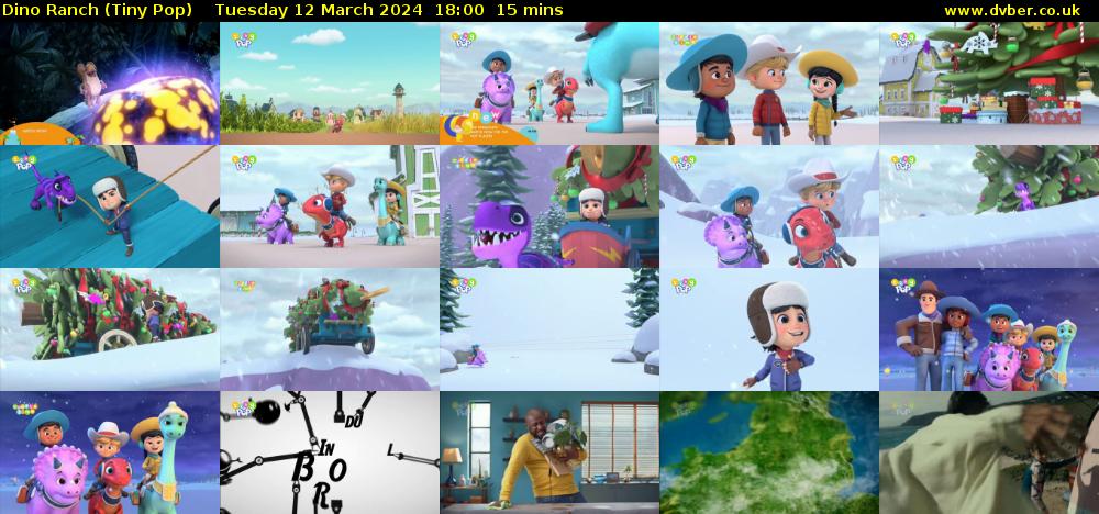 Dino Ranch (Tiny Pop) Tuesday 12 March 2024 18:00 - 18:15
