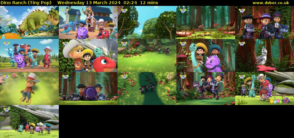 Dino Ranch (Tiny Pop) Wednesday 13 March 2024 02:24 - 02:36