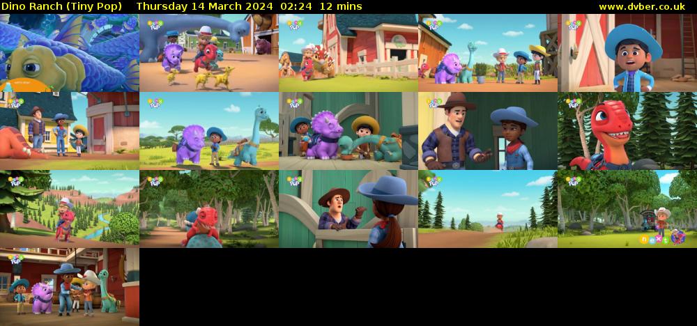 Dino Ranch (Tiny Pop) Thursday 14 March 2024 02:24 - 02:36