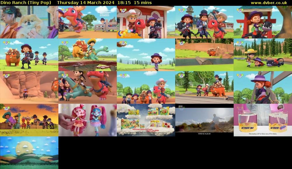 Dino Ranch (Tiny Pop) Thursday 14 March 2024 18:15 - 18:30