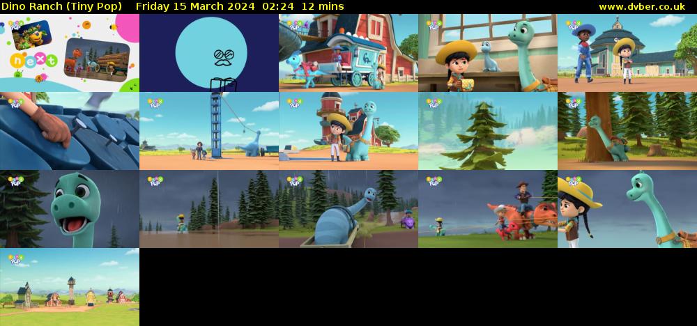 Dino Ranch (Tiny Pop) Friday 15 March 2024 02:24 - 02:36