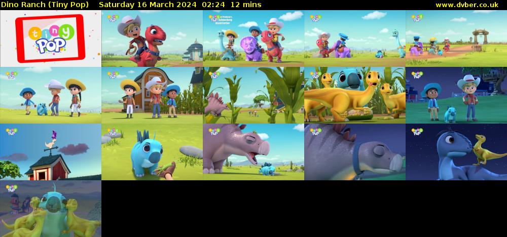 Dino Ranch (Tiny Pop) Saturday 16 March 2024 02:24 - 02:36